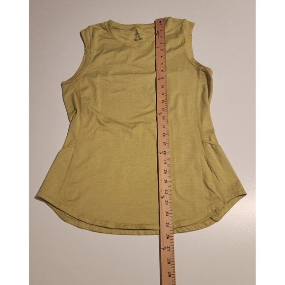 Fabletics Tank Top Sleeveless Activewear Crew Neck Yellow Womens Large / 10 - Picture 10 of 10